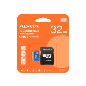 کارت حافظه microSD ای دیتا مدل Premier V10 A1 کلاس 10 استاندارد U1 سرعت 100MBps ظرفیت 32 گیگابایت